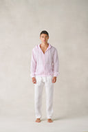 Hanoi Hoodie in Dusty Rose Linen
