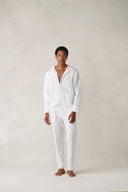 Pretoria Pants in Snow White Linen