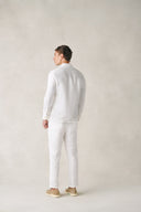 Jaipur Jacket in Snow White Linen