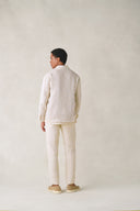 Jakarta Jacket in Desert Sand Beige Linen