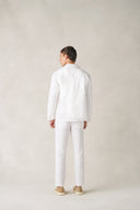 Port Au Prince Pants in Snow White Linen