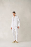 Jakarta Jacket in Snow White Linen