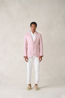 Jeddah Jacket in Dusty Rose Linen