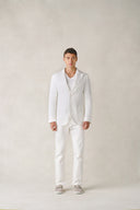 Poznan Jeans in Snow White Cotton