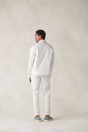 Jersey Jacket in Sea Salt Mint Cotton