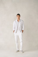 Pienzo Pants in Snow White Cotton