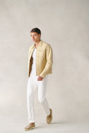 Jurata Jacket in Chamois Yellow Leather