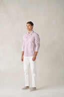Jurata Jacket in Dusty Rose Leather