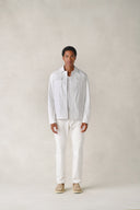 Jurata Jacket in Snow White Leather