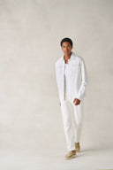 Jurata Jacket in Snow White Leather
