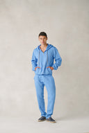 Pretoria Pants in Aegean Blue Linen