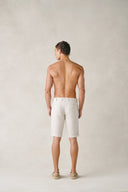 Pompano Shorts in Desert Sand Beige Linen