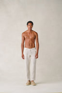 Port Au Prince Pants in Desert Sand Beige Linen
