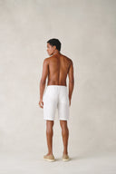 Positano Shorts in Snow White Linen