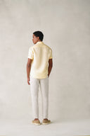 Seoul Shirt in Tuscan Honey Yellow Linen