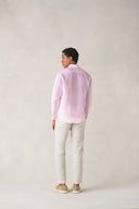Shanghai Shirt in Dusty Rose Linen
