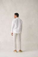 Shanghai Shirt in Snow White Linen