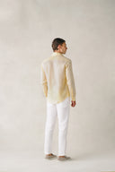Shanghai Shirt in Tuscan Honey Yellow Linen