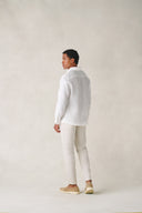Siracuse Shirt in Snow White Linen