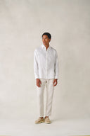 Siracuse Shirt in Snow White Linen