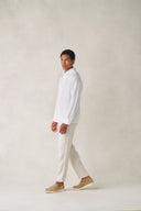 Siracuse Shirt in Snow White Linen