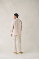 Porto Pants in Desert Sand Beige Linen