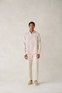 Sorento Shirt in Antique Sandstone Linen