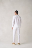 Sorento Shirt in Snow White Linen