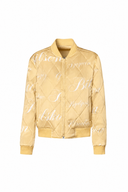 Jacmel Reversible Jacket in Atlas Gold Printed Silk
