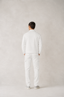 Pienzo Pants in Sea Salt Mint Cotton