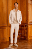 Paris Pants in Snow White Cotton
