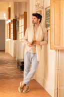 Panama Pants in Stone Grey Linen