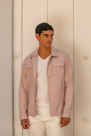 Jurata Jacket in Dusty Rose Leather