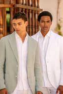 Shanghai Shirt in Snow White Linen