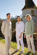 Sorento Shirt in Snow White Linen