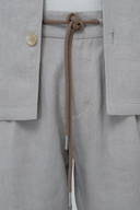 Panama Pants in Stone Grey Linen