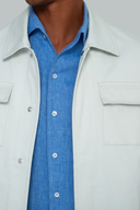 Jersey Jacket in Sea Salt Mint Cotton