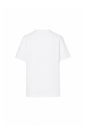 Tanger Crewneck T-shirt in Snow White Cotton