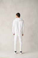 Hong Kong Hoodie in Snow White Cotton